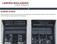 Tablet Screenshot of boulandier.com